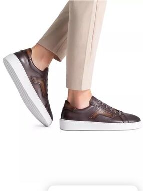 Magnanni
Men's Phoenix Lace Up Sneakers Core: Grey/Brown size 10 Like new/no box